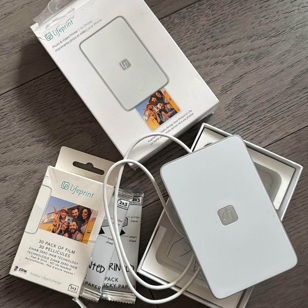 Lifeprint Photo Printer with 20 pack of film